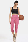 Zelocity Quick Dry 3/4Th Gym Leggings - Cashmere Rose — thumbnail 4